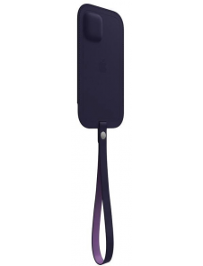MK0A3ZM/A Apple Leather Sleeve MagSafe Cover för iPhone 12/12 Pro Deep Violet