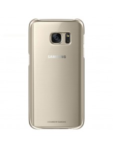 Samsung EF-QG930CFEG Hard Cover Clear till G930 Galaxy S7 - Guld