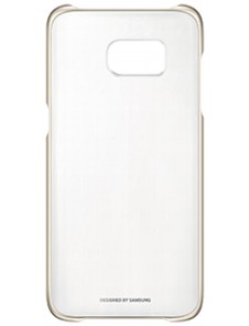 Samsung EF-QG930CFEG Hard Cover Clear till G930 Galaxy S7 - Guld