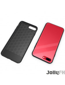 Rött och väldigt elegant cover iPhone 8 Plus / 7 Plus.