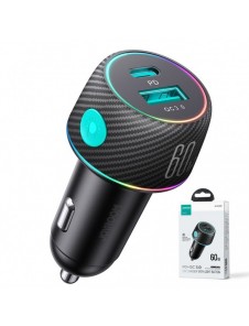 Billaddare 60W USB-C USB-A Joyroom JR-CCN01 - svart