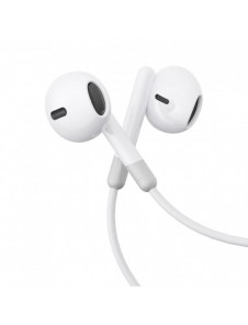 In-ear trådade minijack hörlurar med fjärrkontroll Joyroom JR-EW01 - vit