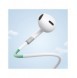 In-ear trådade minijack hörlurar med fjärrkontroll Joyroom JR-EW01 - vit
