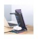 Joyroom 3in1 induktionsladdare för Apple-enheter - iPhone, Apple Watch, Airpods (upp till 15W) stativ svart (JR-WQN01)