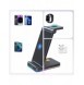 Joyroom 3in1 induktionsladdare för Apple-enheter - iPhone, Apple Watch, Airpods (upp till 15W) stativ svart (JR-WQN01)