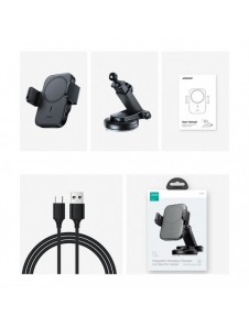 Joyroom Car Magnetic Holder 15W Qi Induction Trådlös laddare (MagSafe-kompatibel för iPhone) för Dashboard (JR-ZS295)