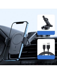 Joyroom Car Magnetic Holder 15W Qi Induction Trådlös laddare (MagSafe-kompatibel för iPhone) för Dashboard (JR-ZS295)