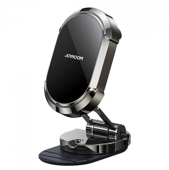 Joyroom car magnetisk självhäftande hopfällbar telefonhållare (dashboard/cockpit) mörkgrå (JR-ZS312)