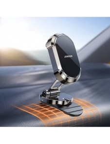 Joyroom car magnetisk självhäftande hopfällbar telefonhållare (dashboard/cockpit) mörkgrå (JR-ZS312)