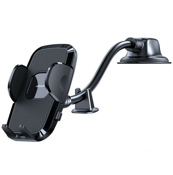 Joyroom biltelefonhållare med flexibel arm för instrumentbräda vindruta svart (JR-ZS259)