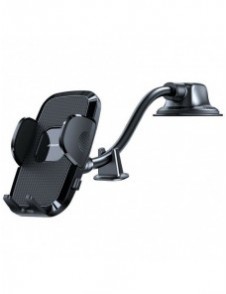 Joyroom biltelefonhållare med flexibel arm för instrumentbräda vindruta svart (JR-ZS259)