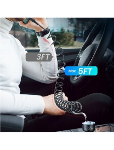 Joyroom snabb billaddare 3 i 1 med USB Type C-kabel 1,5m 55W svart (JR-CL07)
