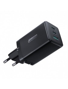 Joyroom snabbladdare GaN 65W USB, 2x USB C svart + USB C-kabel - USB C 100W 1,2m (TCG01)