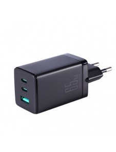 Joyroom snabbladdare GaN 65W USB, 2x USB C svart + USB C-kabel - USB C 100W 1,2m (TCG01)