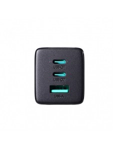 Joyroom snabbladdare GaN 65W USB, 2x USB C svart + USB C-kabel - USB C 100W 1,2m (TCG01)