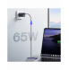 Joyroom snabbladdare GaN 65W USB, 2x USB C svart + USB C-kabel - USB C 100W 1,2m (TCG01)