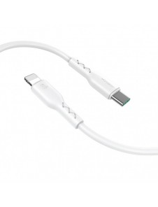 Joyroom Flash-Charge Series SA26-CL3 USB-C / Lightning-kabel 30W 1m - vit