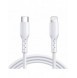 Joyroom Flash-Charge Series SA26-CL3 USB-C / Lightning-kabel 30W 1m - vit