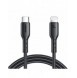 Joyroom Flash-Charge Series SA26-CL3 USB-C / Lightning-kabel 30W 2m - svart
