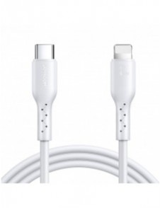 Joyroom Flash-Charge Series SA26-CL3 USB-C / Lightning-kabel 30W 2m - vit