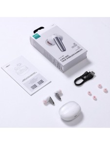 Joyroom Jbuds Series JR-BB1 TWS trådlösa in-ear hörlurar - vit