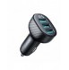 Joyroom JR-CCD03 3.4A billaddare med 3x USB-A display - svart