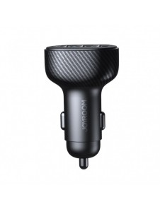 Joyroom JR-CCD03 3.4A billaddare med 3x USB-A display - svart