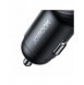 Joyroom JR-CCD04 30W 2x USB-C USB-A billaddare med display - svart