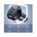 Joyroom JR-CCD04 30W 2x USB-C USB-A billaddare med display - svart