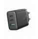 Joyroom JR-TCF10 snabbladdare 2x USB-C USB-A 32W - svart