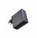 Joyroom JR-TCG04EU 100W GaN laddare 3x USB-C USB-A + USB-C / USB-C kabel 100W - svart