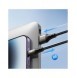 Joyroom Light-Speed Serie SA25-AC6 USB-A / USB-C Snabböverföringskabel 100W 3m - Svart