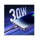 Joyroom Light-Speed Serie SA25-CC5 100W USB-C / USB-C-kabel 1,2 m - vit