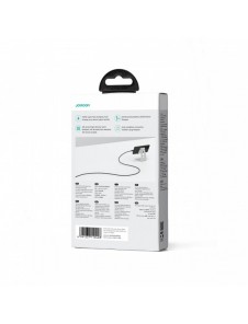 Joyroom Multi-Color Series SA34-AC6 USB-A/USB-C-kabel 100W Snabböverföring 1m - Svart