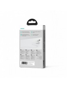 Joyroom Multi-Color Series SA34-AC6 USB-A / USB-C-kabel 100W Snabböverföring 1m - Vit