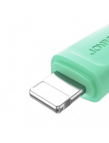 Joyroom Multi-Color Series SA34-AL3 USB-A / Lightning 3A kabel 1m - grön