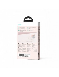 Joyroom Multi-Color Series SA34-AL3 USB-A / Lightning 3A kabel 1m - rosa