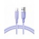 Joyroom Multi-Color Series SA34-AL3 USB-A / Lightning 3A kabel 1m - lila