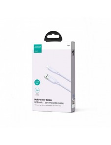 Joyroom Multi-Color Series SA34-AL3 USB-A / Lightning 3A kabel 1m - lila