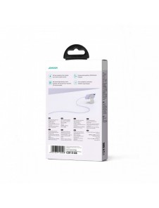 Joyroom Multi-Color Series SA34-AL3 USB-A / Lightning 3A kabel 1m - lila