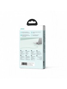 Joyroom Multi-Color Series SA34-CC3 USB-C / USB-C-kabel 60W Snabböverföring 1m - Grön