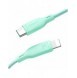 Joyroom Multi-Color Series SA34-CC3 USB-C / USB-C-kabel 60W Snabböverföring 1m - Lila