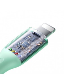 Joyroom Multi-Color Series SA34-CC3 USB-C / USB-C-kabel 60W Snabböverföring 1m - Lila