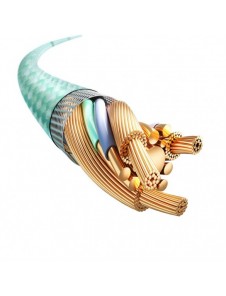 Joyroom Multi-Color Series SA34-CC3 USB-C / USB-C-kabel 60W Snabböverföring 1m - Lila