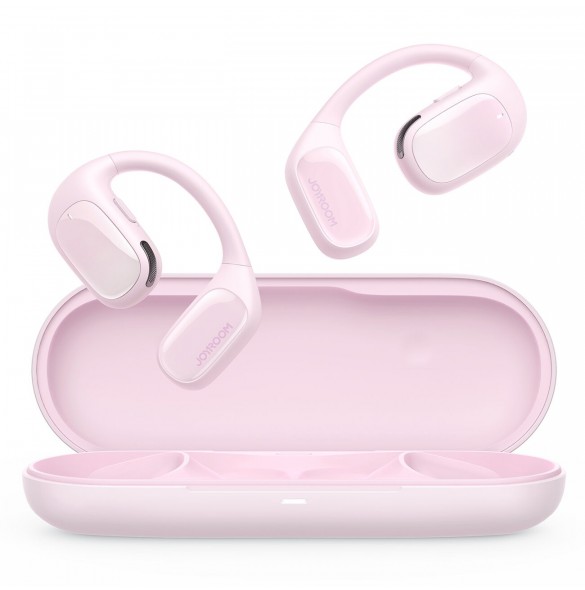 Joyroom Openfree JR-OE1 trådlösa on-ear hörlurar - rosa