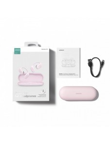 Joyroom Openfree JR-OE1 trådlösa on-ear hörlurar - rosa