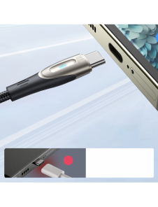 Joyroom Pioneer Series SA31-AC6 USB-A / USB-C-kabel 100W 1,2m - svart