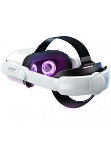 Joyroom-rem Oculus Quest 2 justerbart elastiskt band vit (JR-QS1)