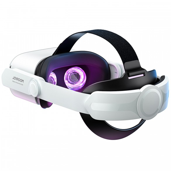 Joyroom-rem Oculus Quest 2 justerbart elastiskt band vit (JR-QS1)