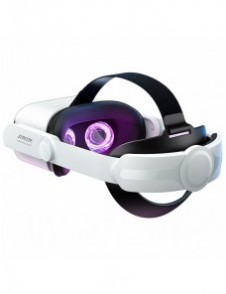 Joyroom-rem Oculus Quest 2 justerbart elastiskt band vit (JR-QS1)